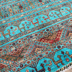 179 x 122 cm | Afghan Fine Gabbeh Rug - Khorasan Rugs