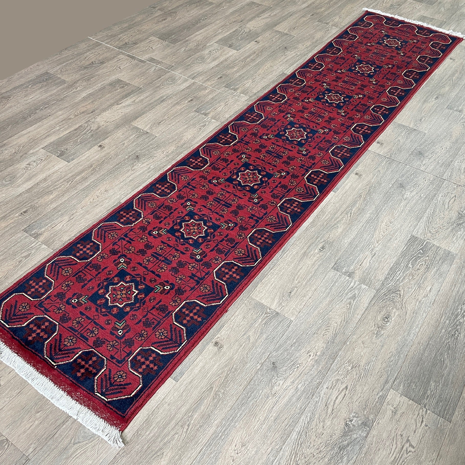 298 x 63 cm | Afghan Khal Muhammadi Runner