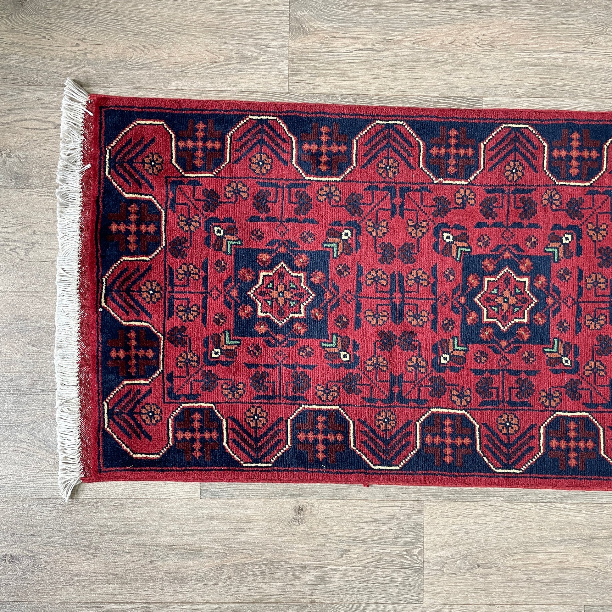 298 x 63 cm | Afghan Khal Muhammadi Runner
