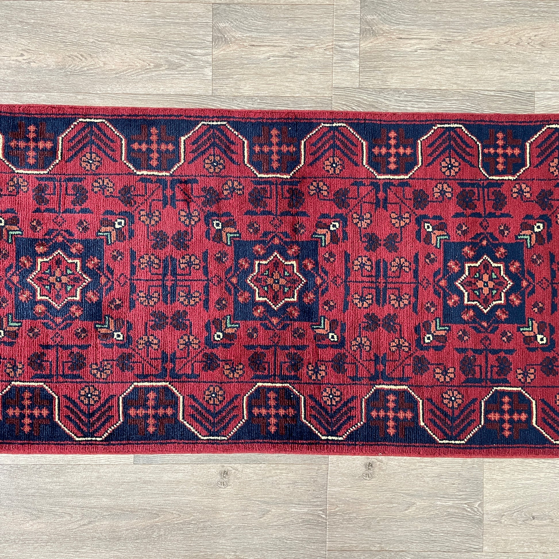 298 x 63 cm | Afghan Khal Muhammadi Runner