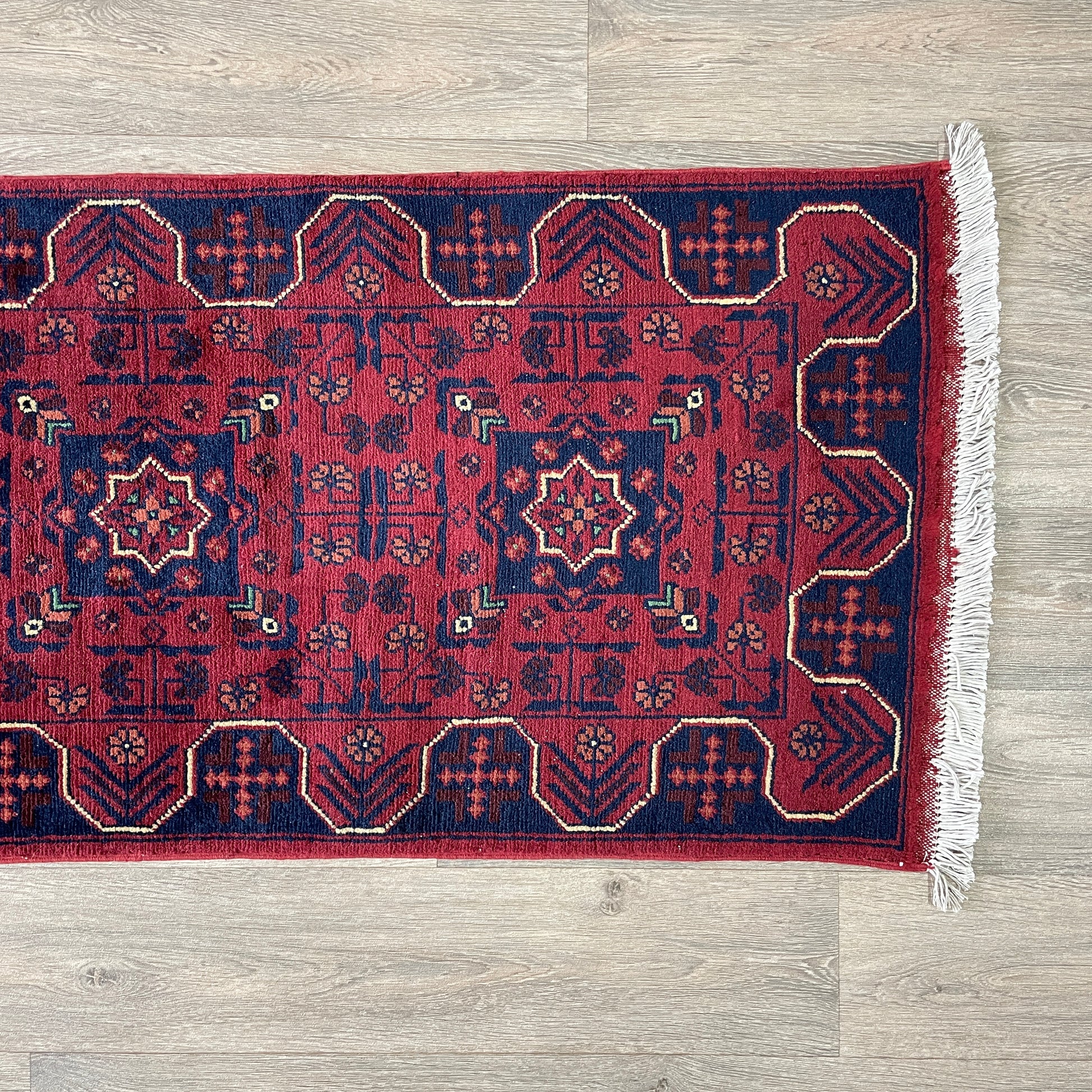 298 x 63 cm | Afghan Khal Muhammadi Runner
