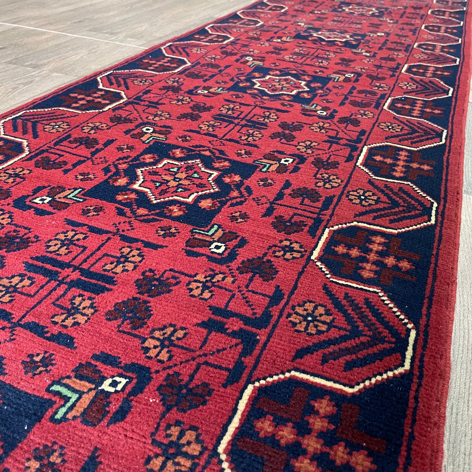 298 x 63 cm | Afghan Khal Muhammadi Runner