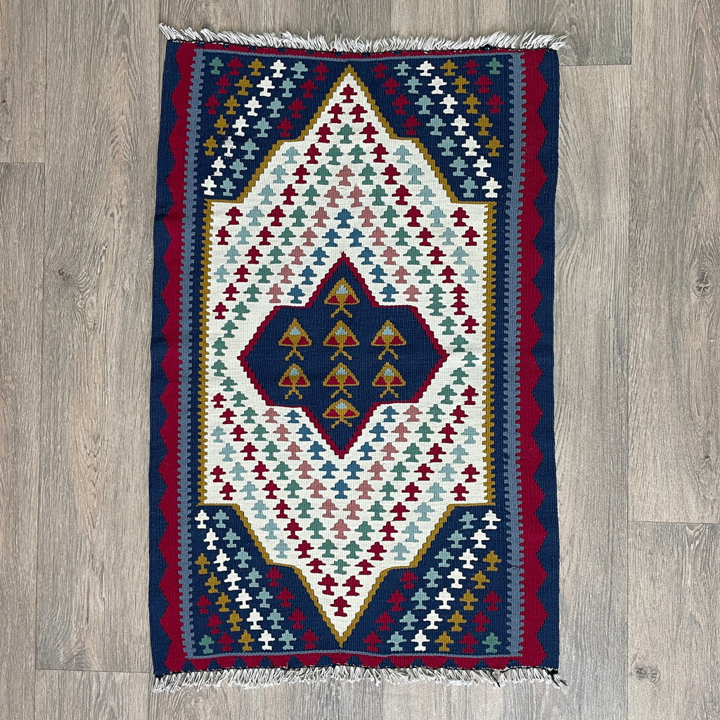 Persian Senneh Kilim Rug