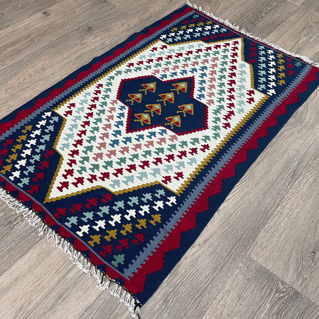Persian Senneh Kilim Rug