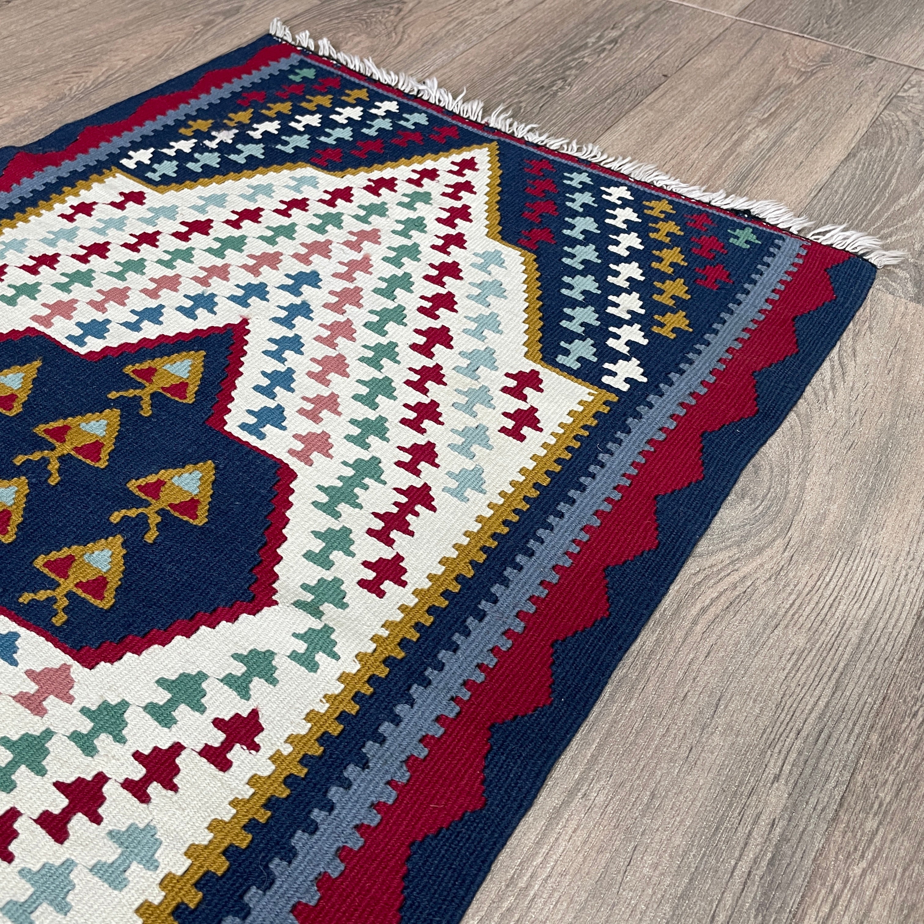 Persian Senneh Kilim Rug