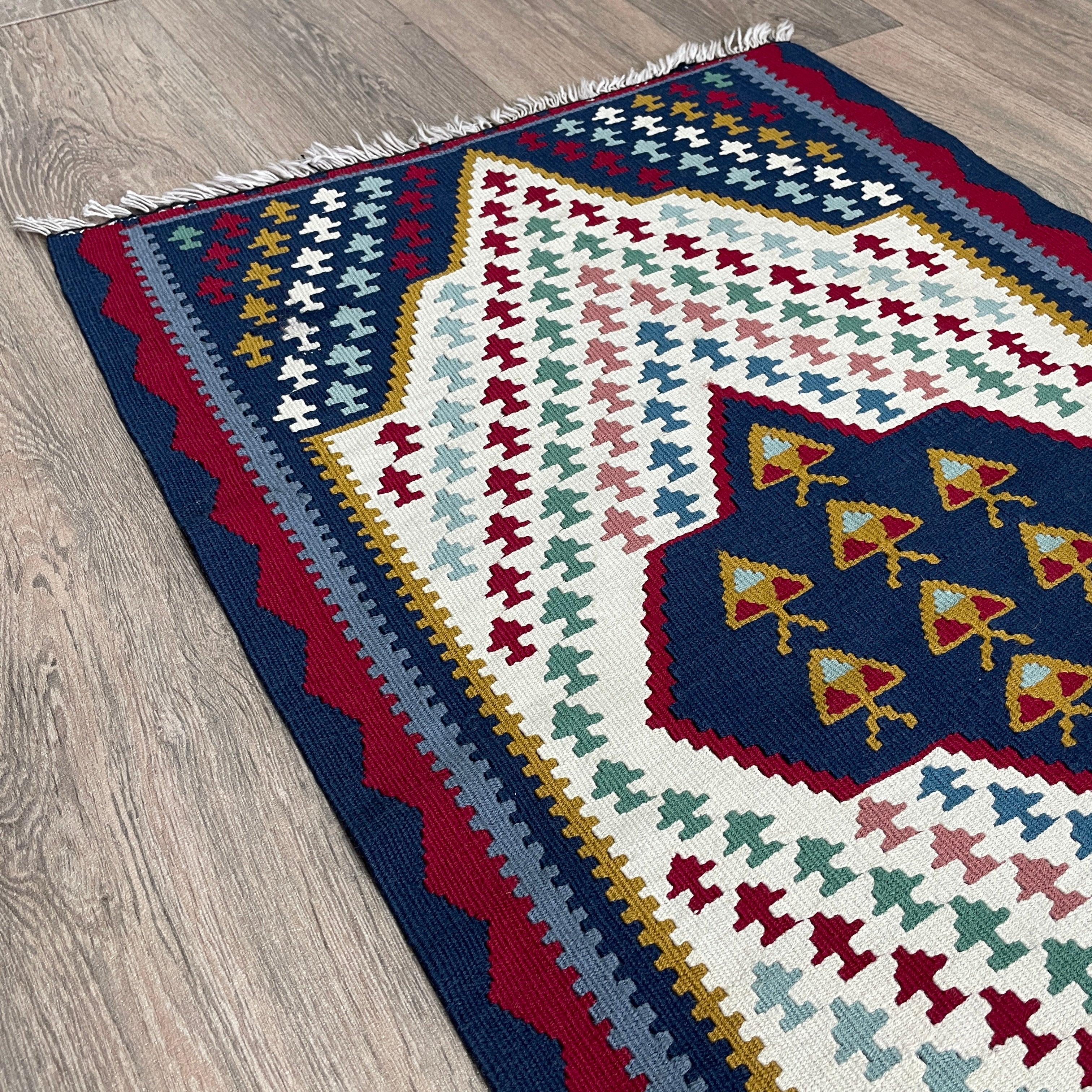 Persian Senneh Kilim Rug
