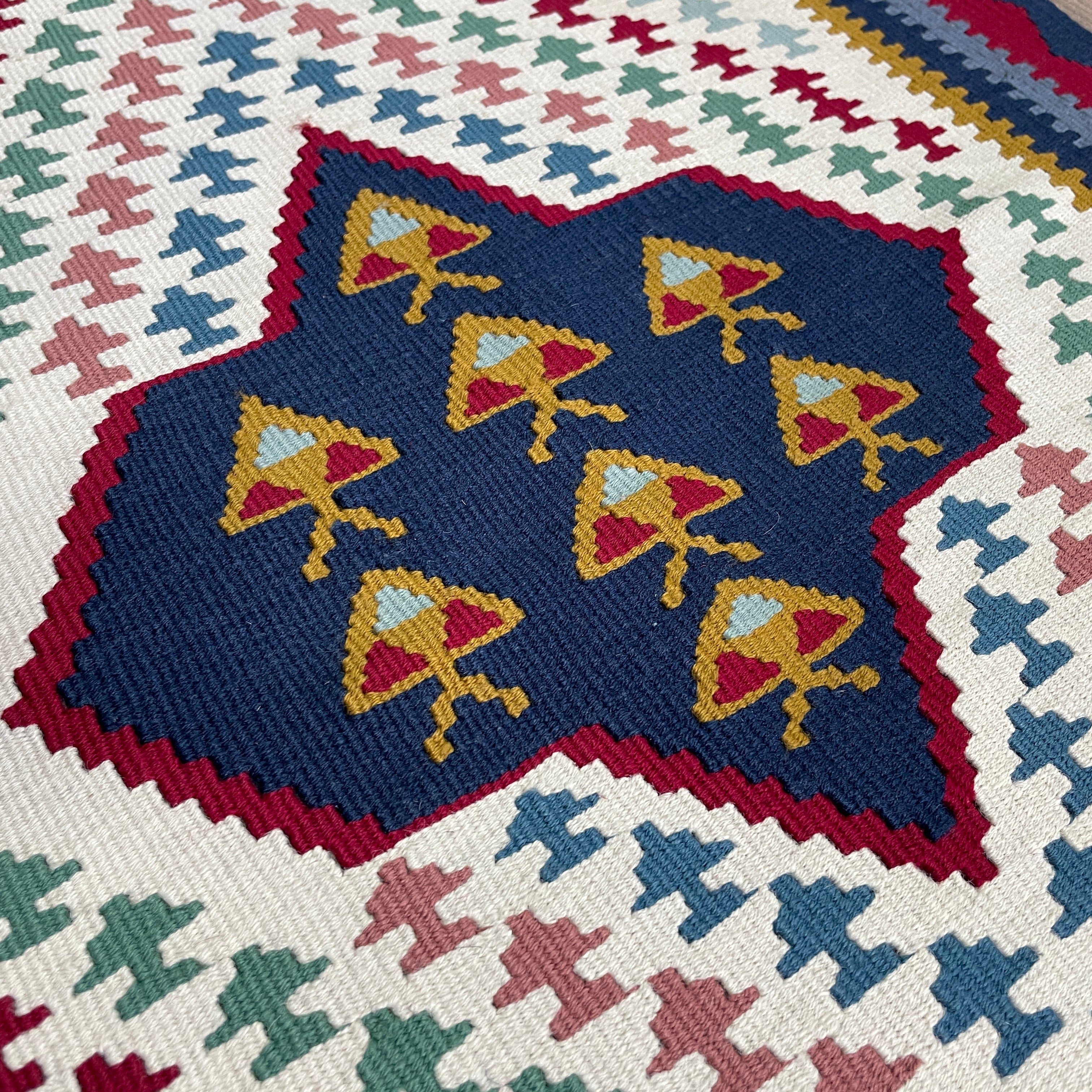 Persian Senneh Kilim Rug