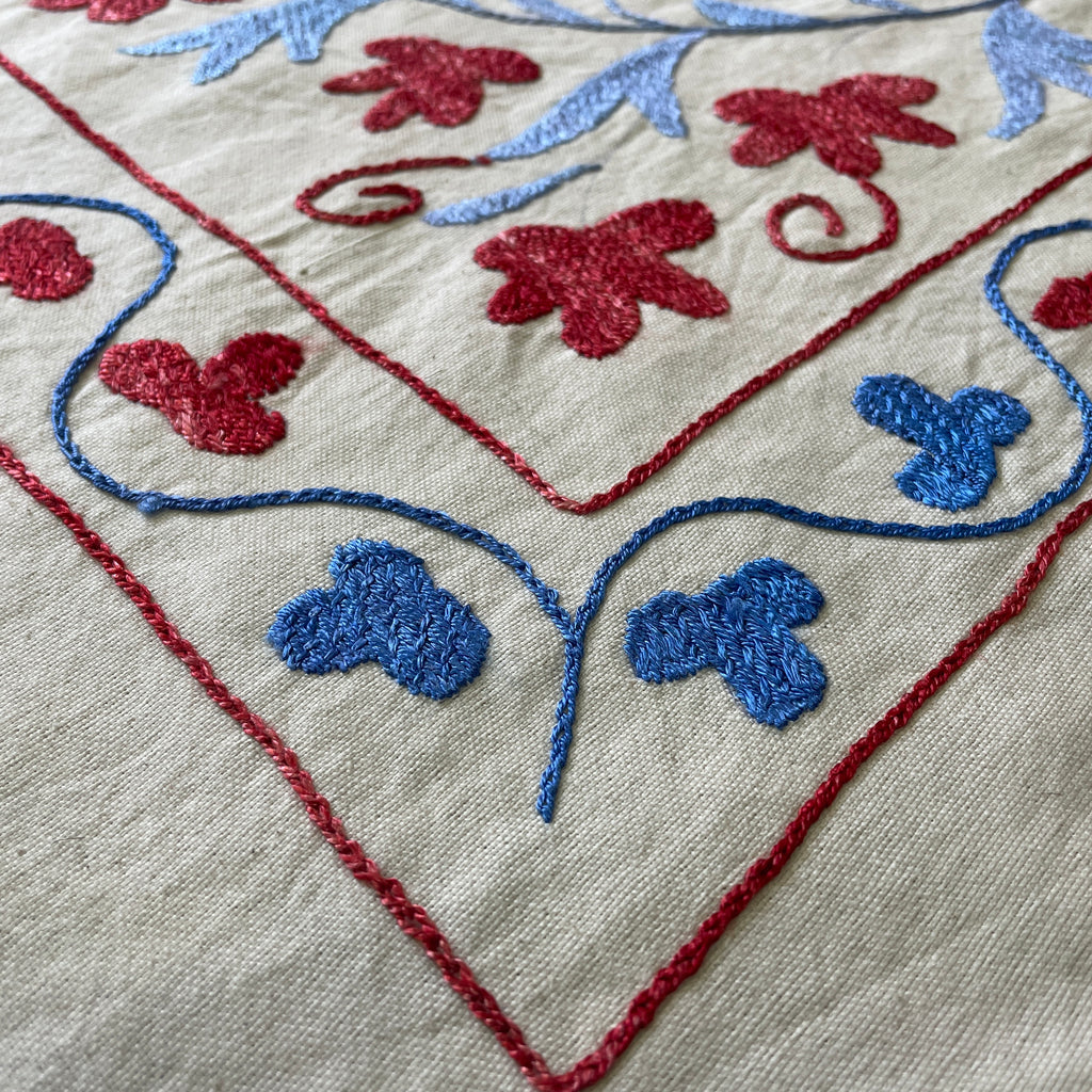Uzbek Suzani Table Throw