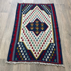 Persian Senneh Kilim Rug