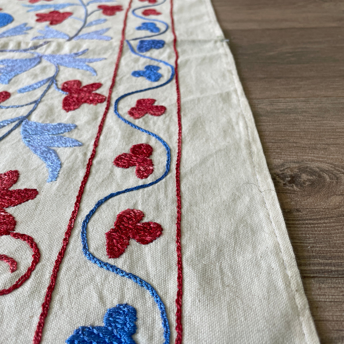 Uzbek Suzani Table Throw