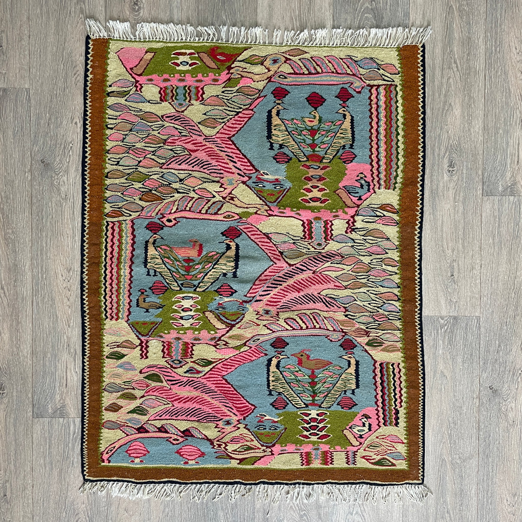 Persian Senneh Kilim Rug