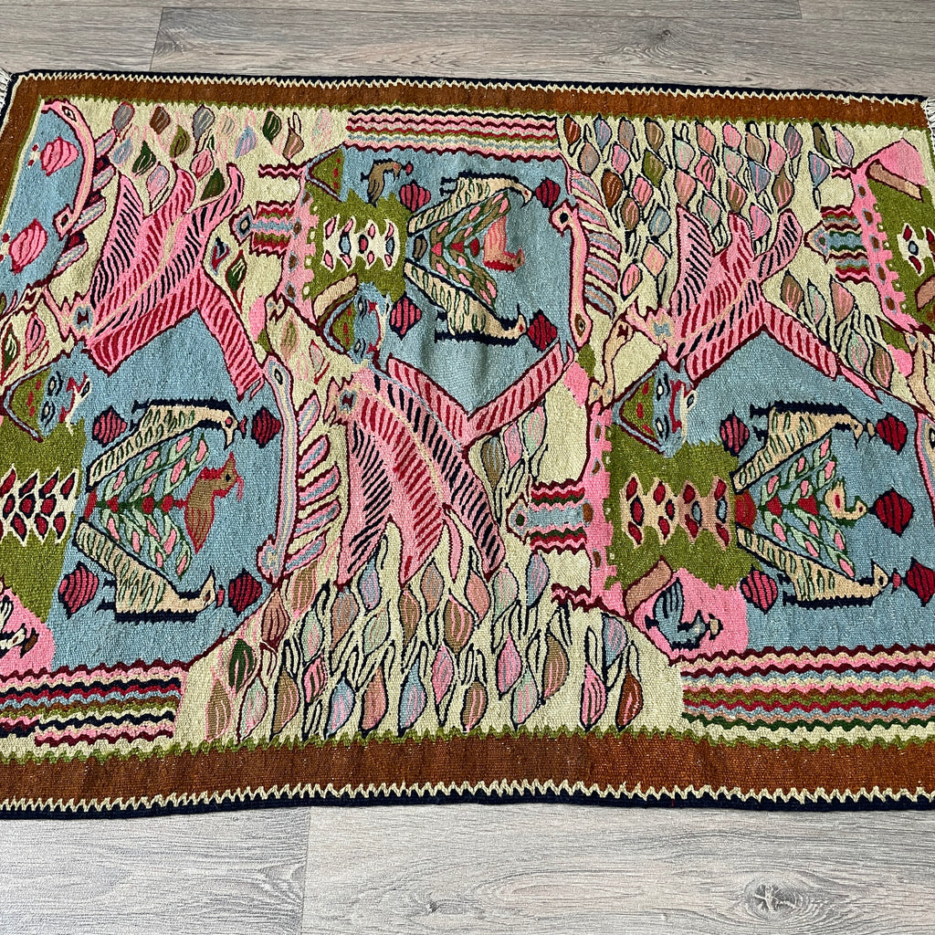 Persian Senneh Kilim Rug