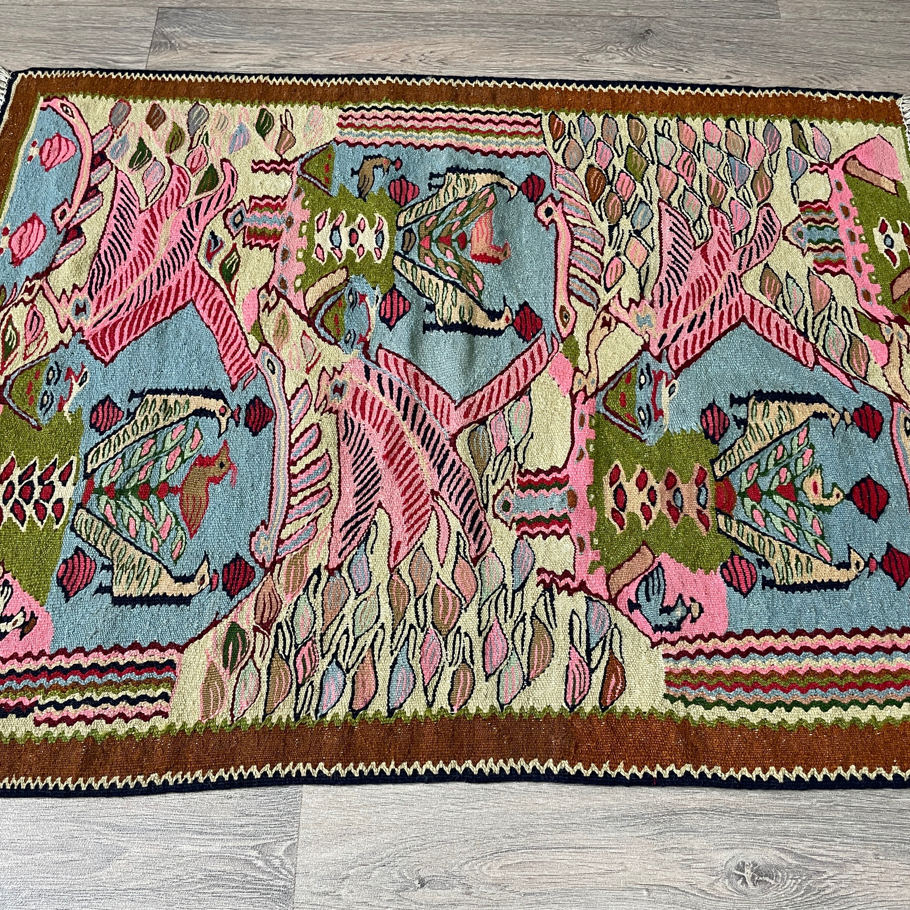 Persian Senneh Kilim Rug