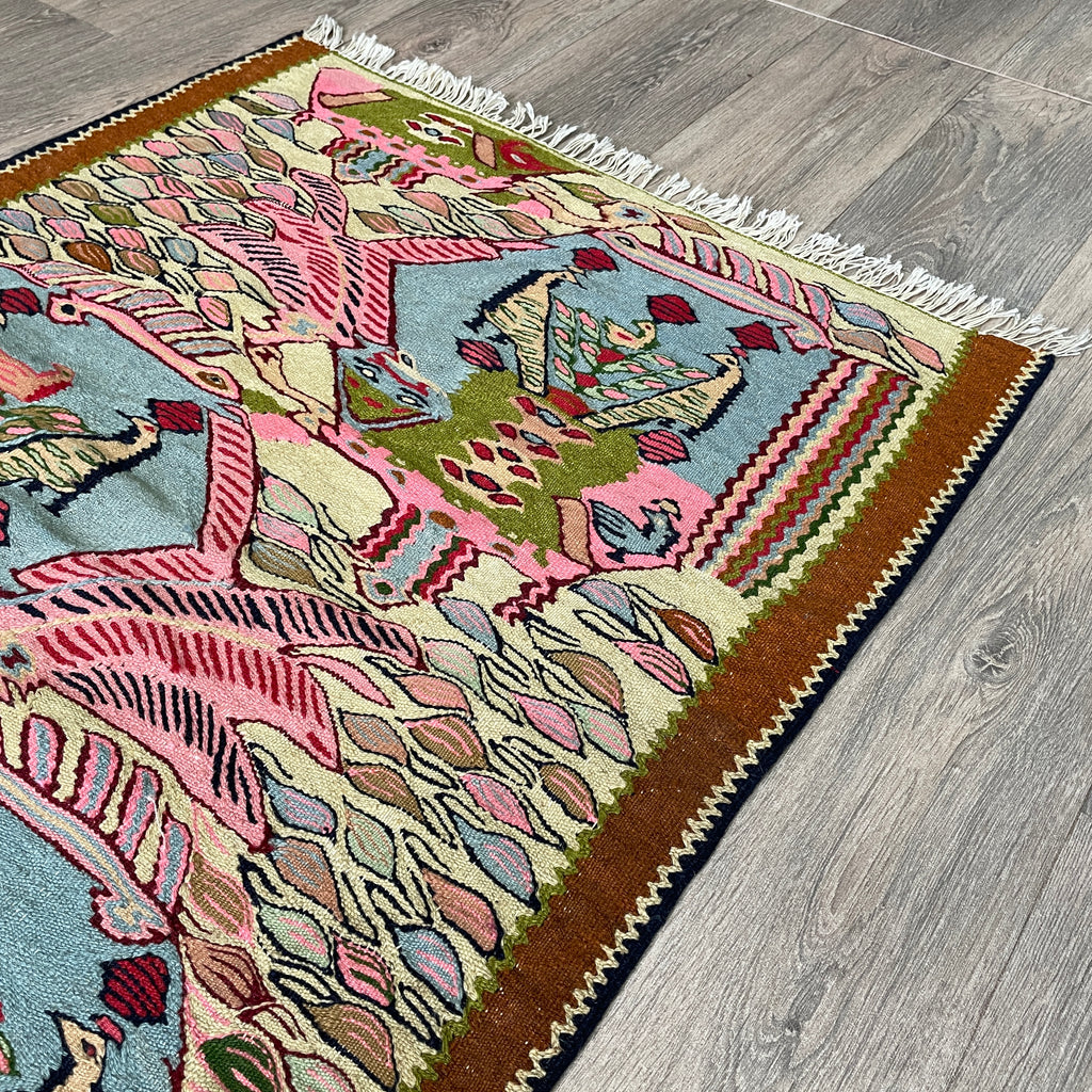 Persian Senneh Kilim Rug