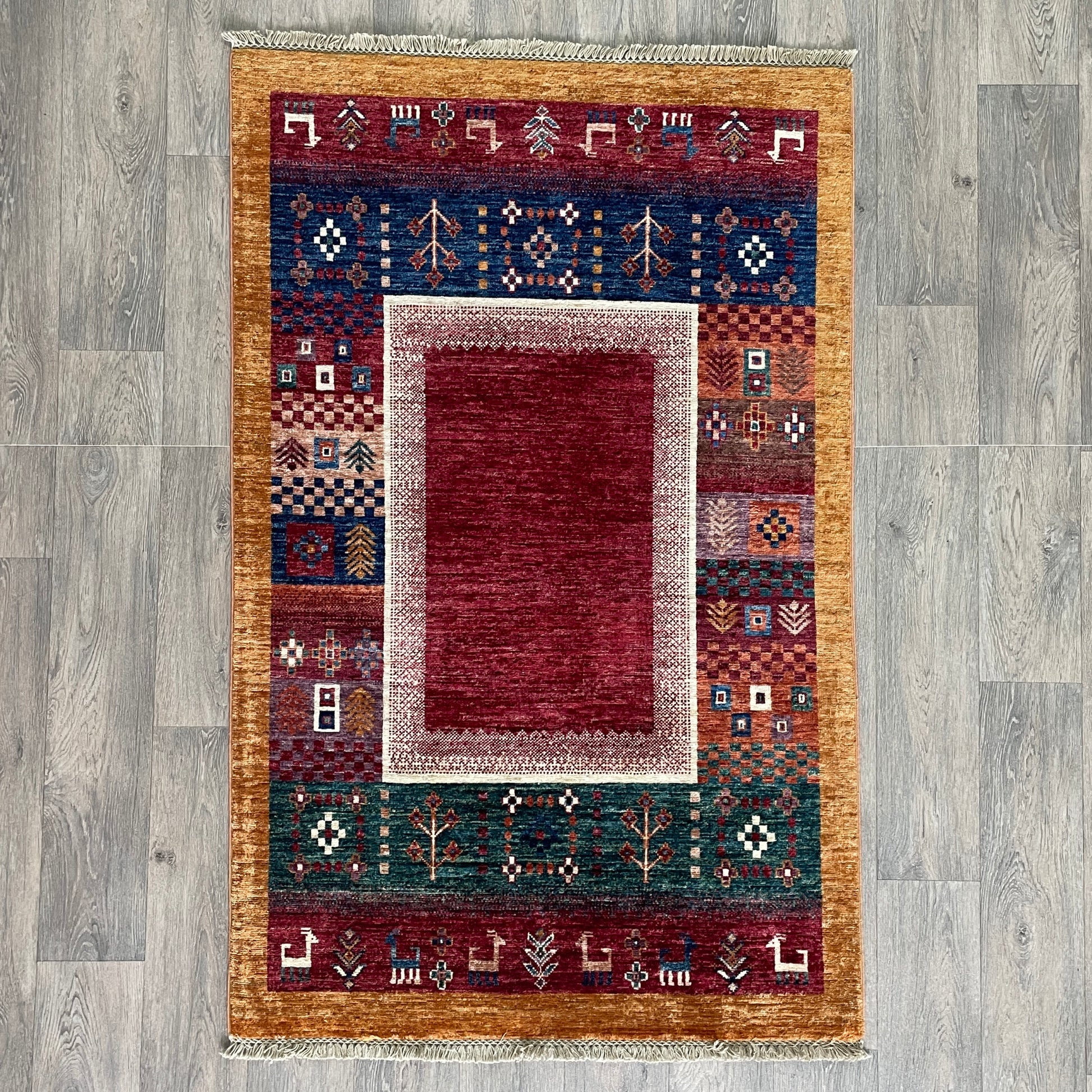 164 x 102 cm | Afghan Fine Gabbeh Rug
