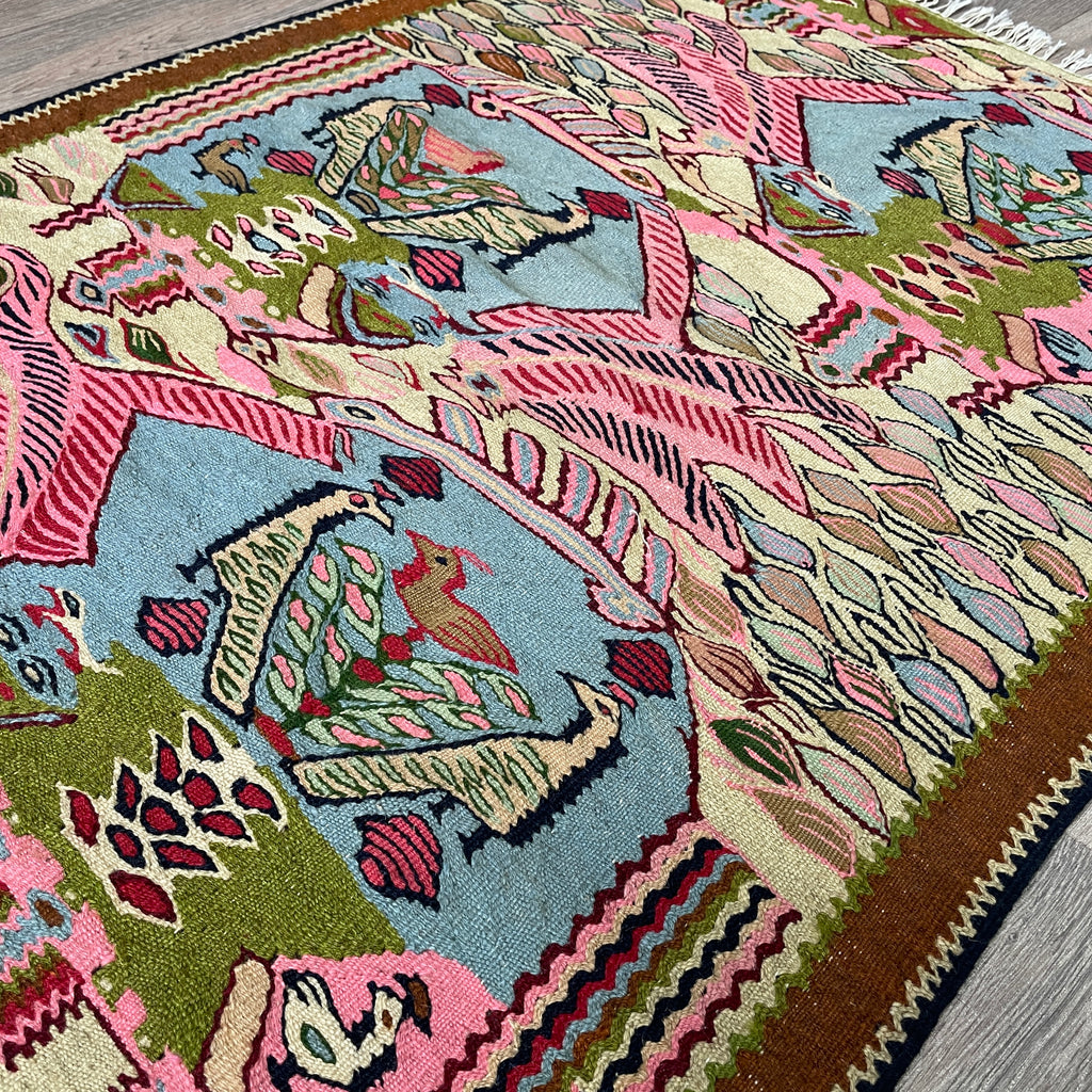 Persian Senneh Kilim Rug