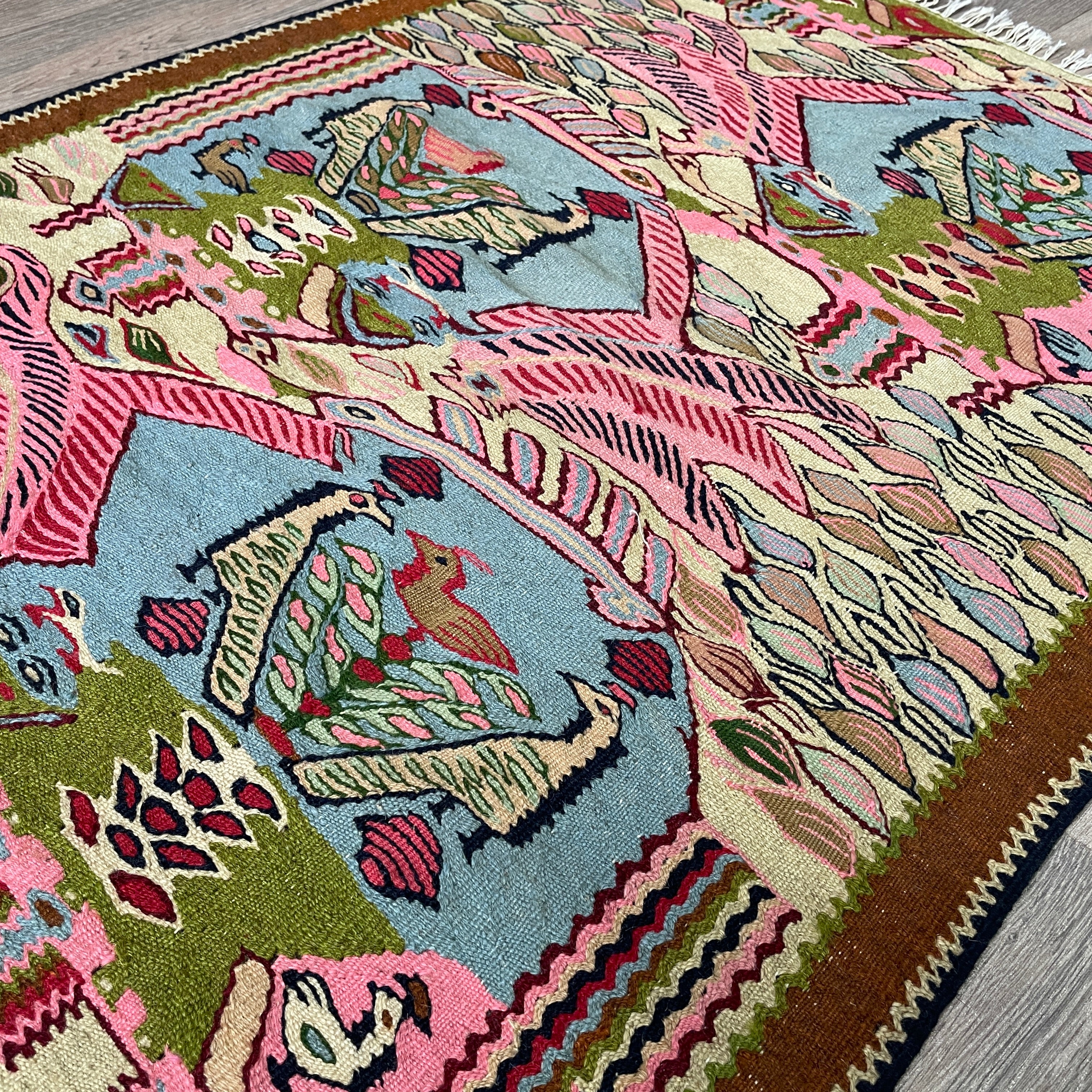 Persian Senneh Kilim Rug