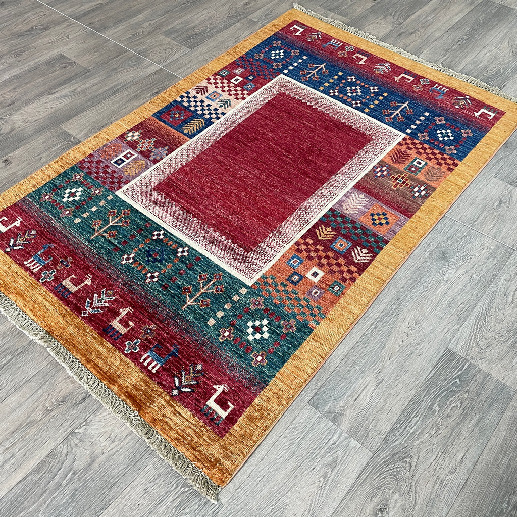 164 x 102 cm | Afghan Fine Gabbeh Rug