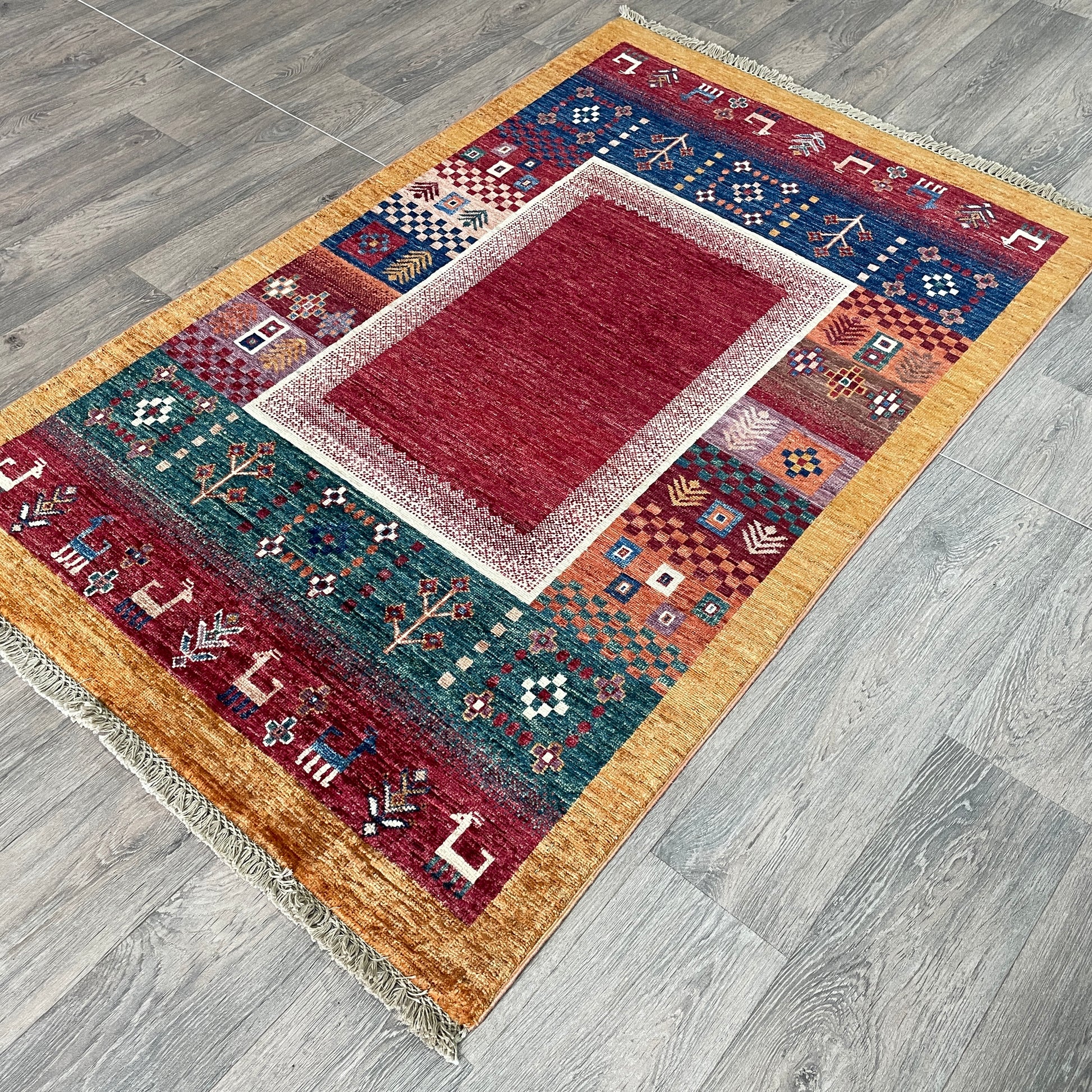 164 x 102 cm | Afghan Fine Gabbeh Rug
