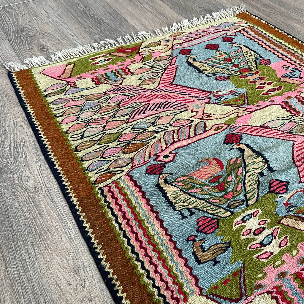 Persian Senneh Kilim Rug