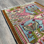 Persian Senneh Kilim Rug