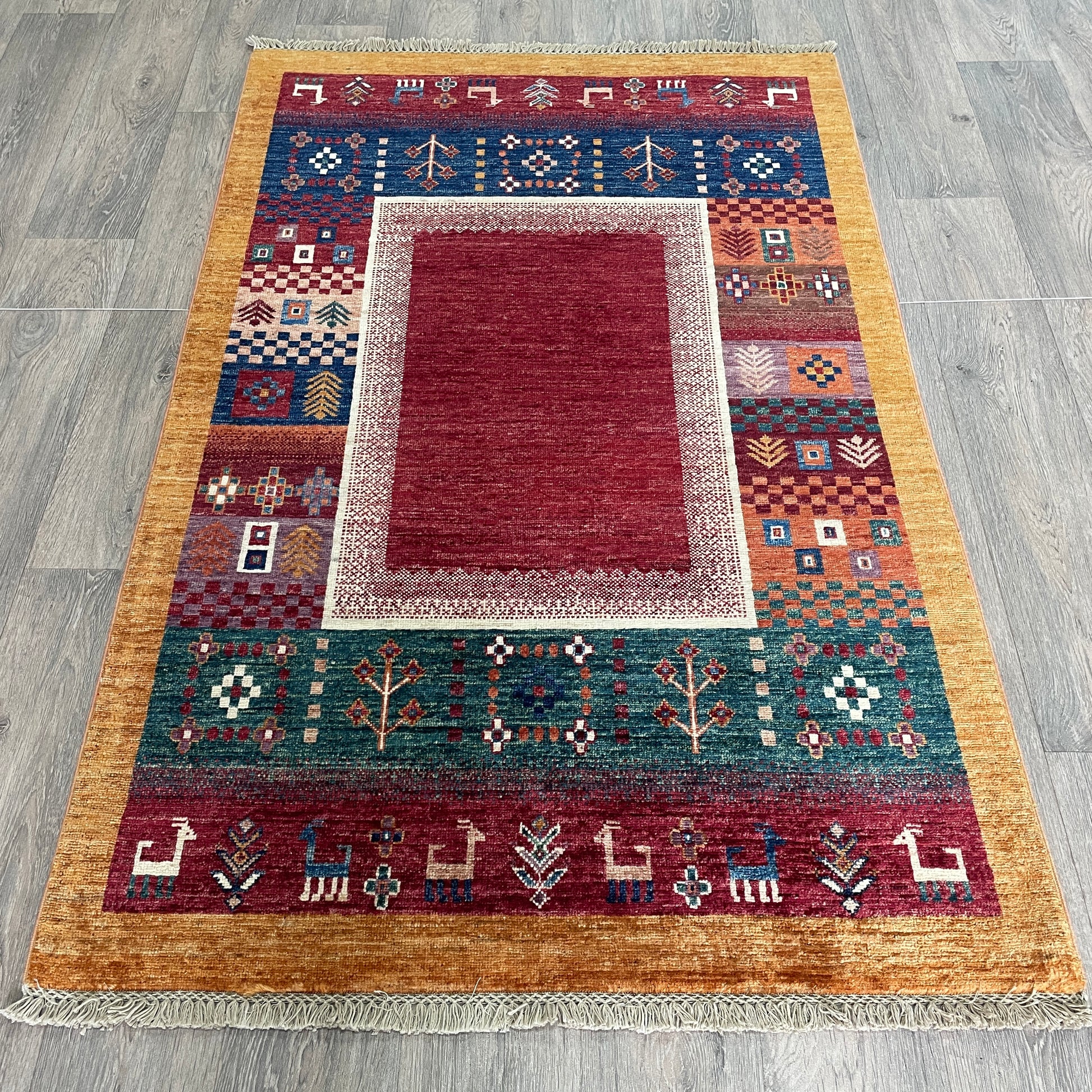 164 x 102 cm | Afghan Fine Gabbeh Rug