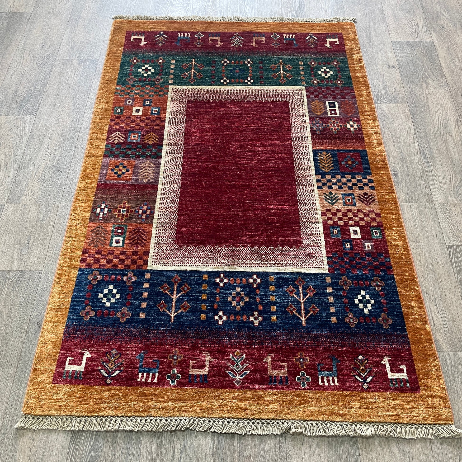 164 x 102 cm | Afghan Fine Gabbeh Rug