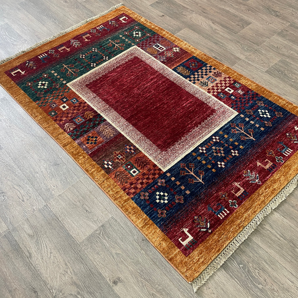 164 x 102 cm | Afghan Fine Gabbeh Rug