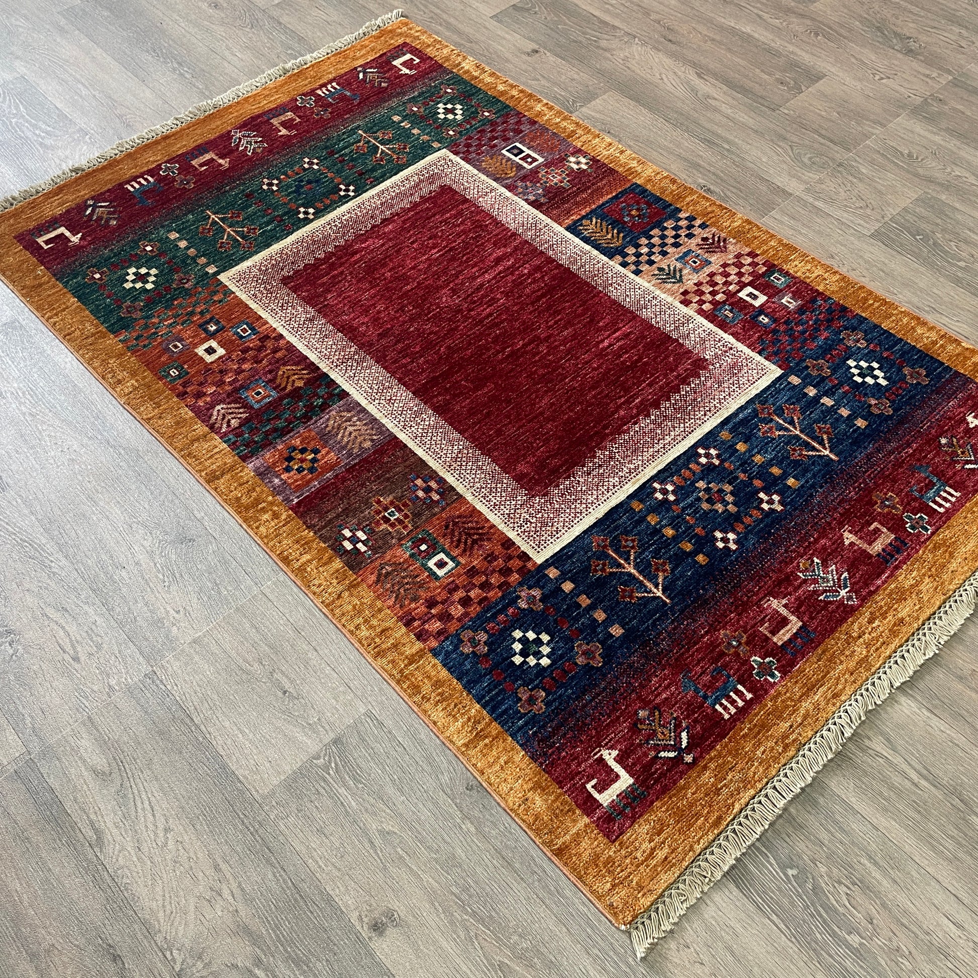 164 x 102 cm | Afghan Fine Gabbeh Rug