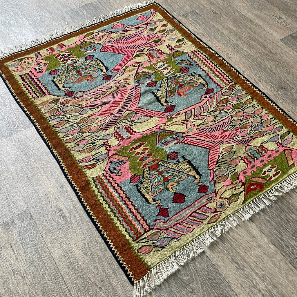 Persian Senneh Kilim Rug