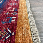 164 x 102 cm | Afghan Fine Gabbeh Rug - Khorasan Rugs