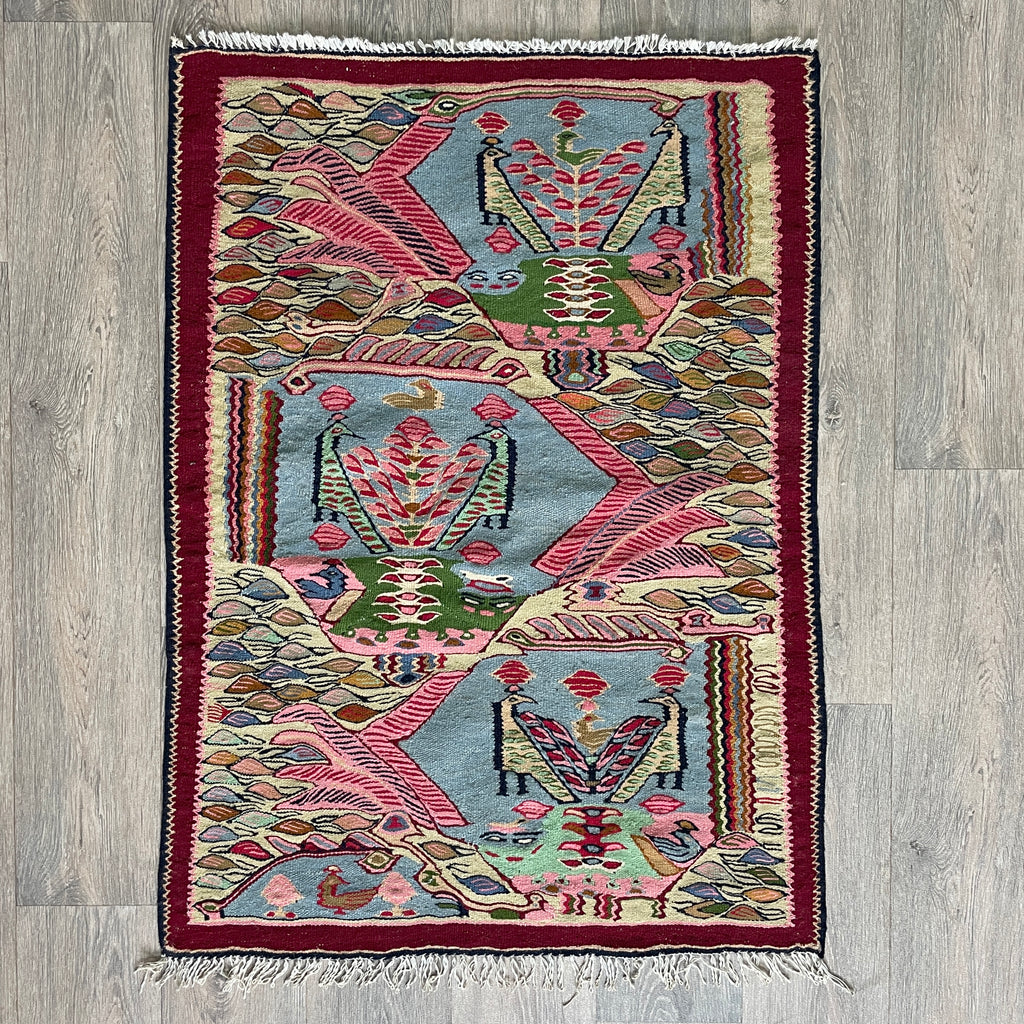Persian Senneh Kilim Rug