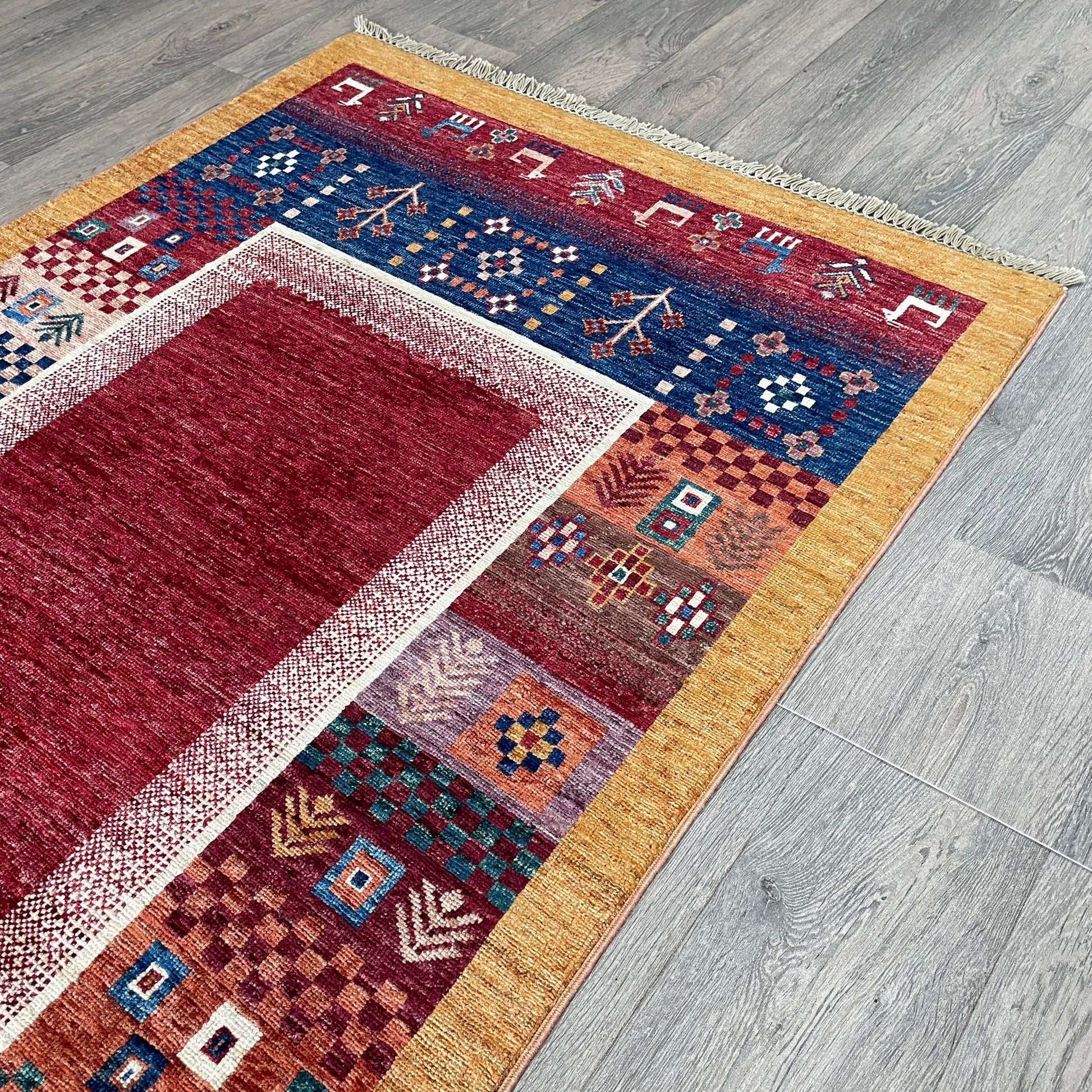164 x 102 cm | Afghan Fine Gabbeh Rug