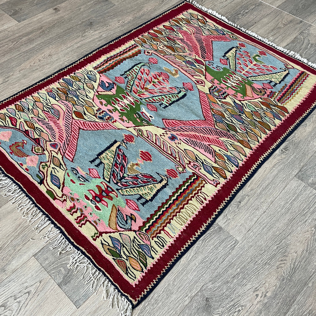 Persian Senneh Kilim Rug