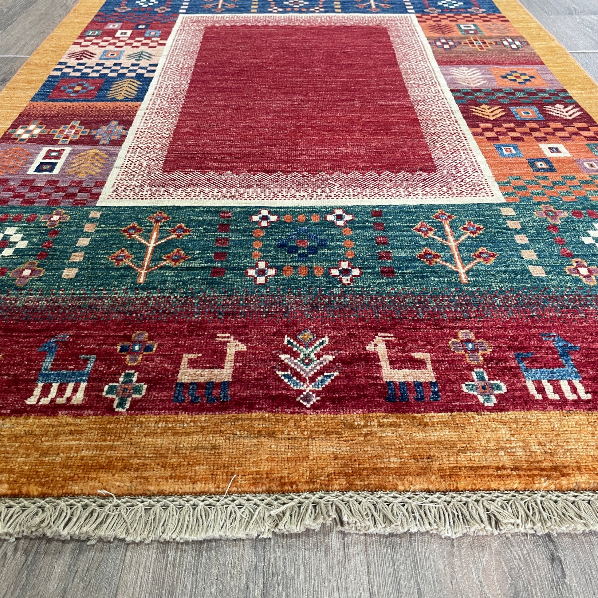 164 x 102 cm | Afghan Fine Gabbeh Rug