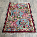 Persian Senneh Kilim Rug