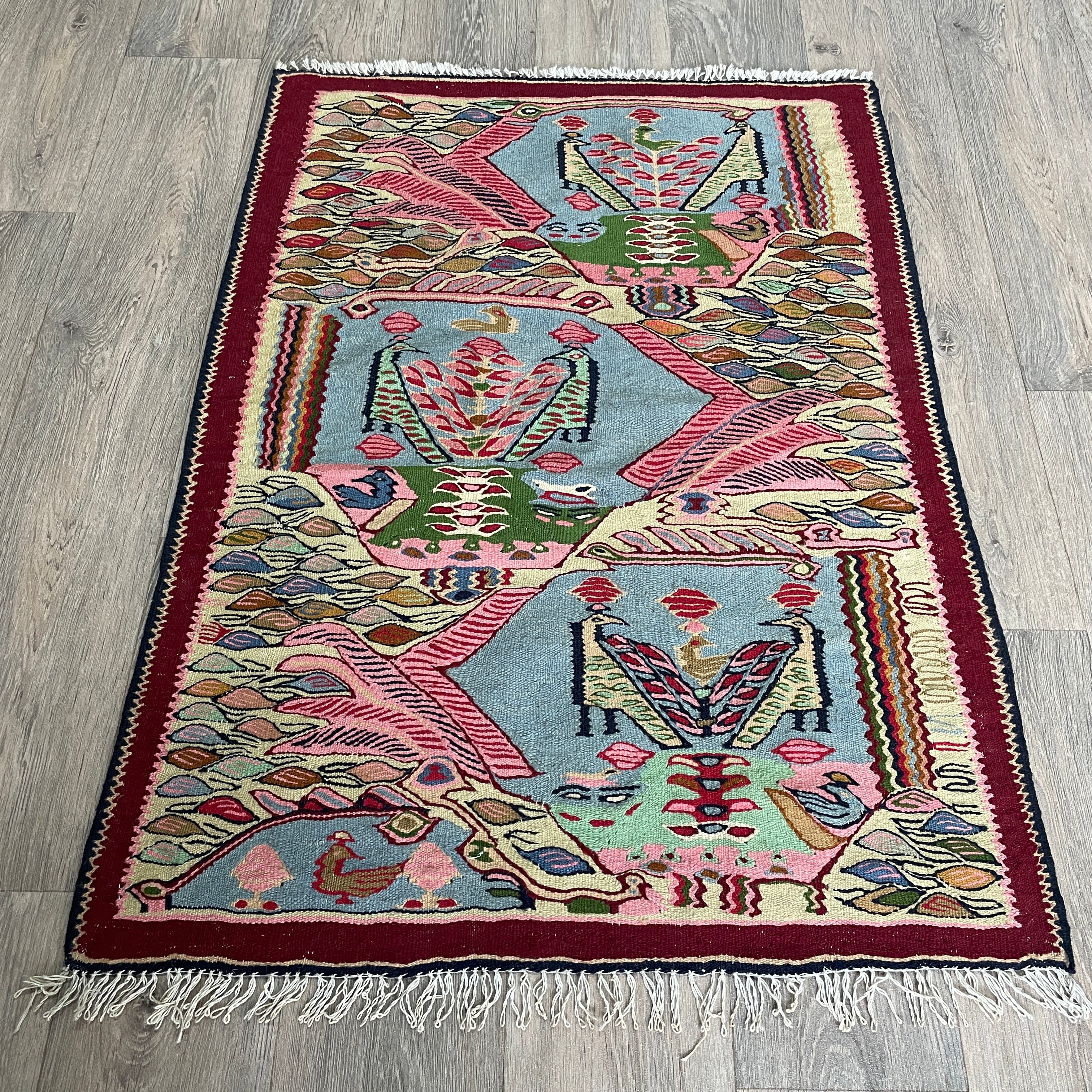 Persian Senneh Kilim Rug
