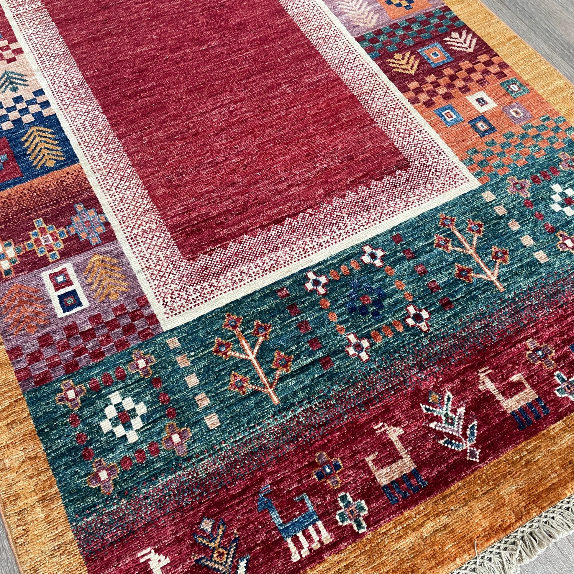 164 x 102 cm | Afghan Fine Gabbeh Rug