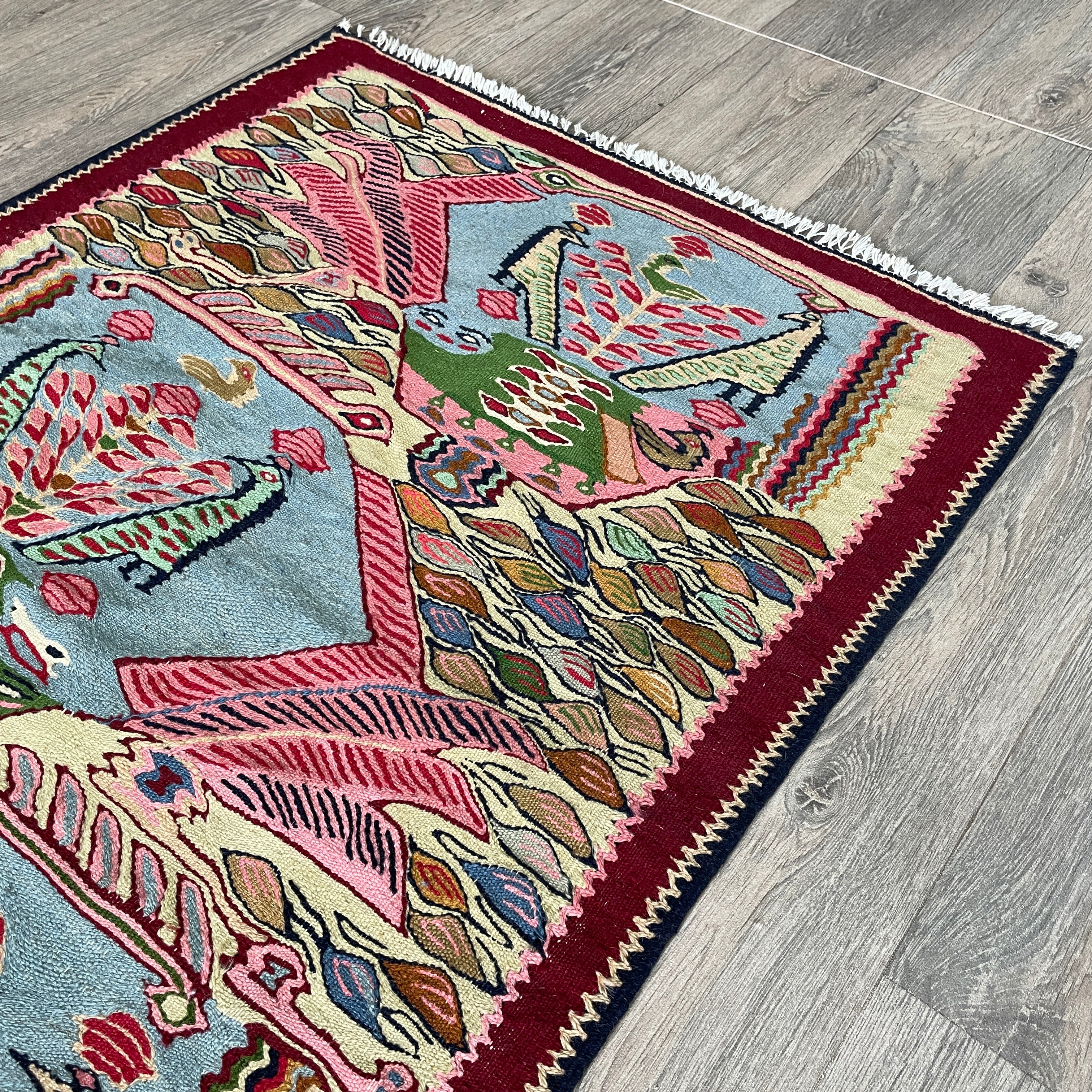Persian Senneh Kilim Rug