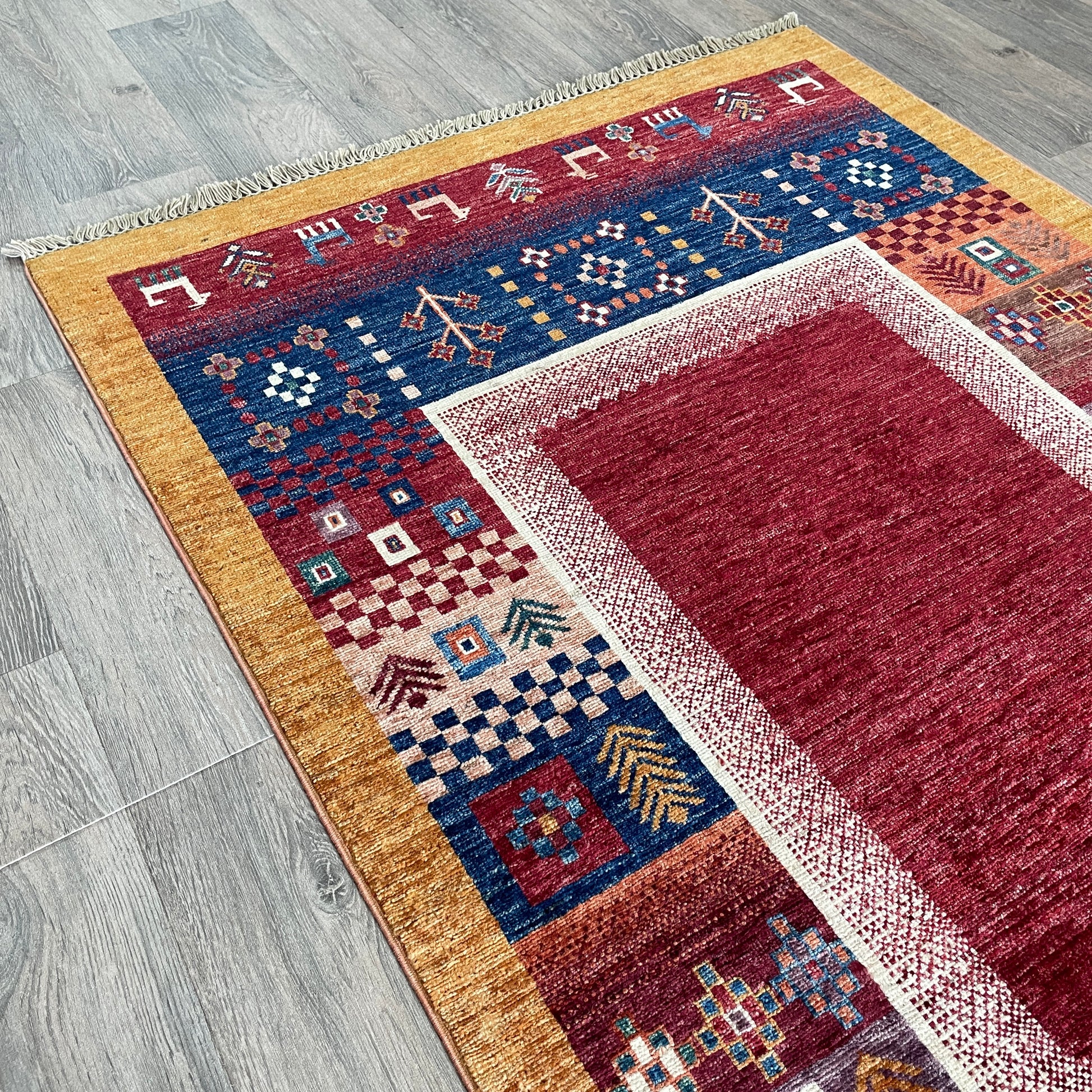 164 x 102 cm | Afghan Fine Gabbeh Rug