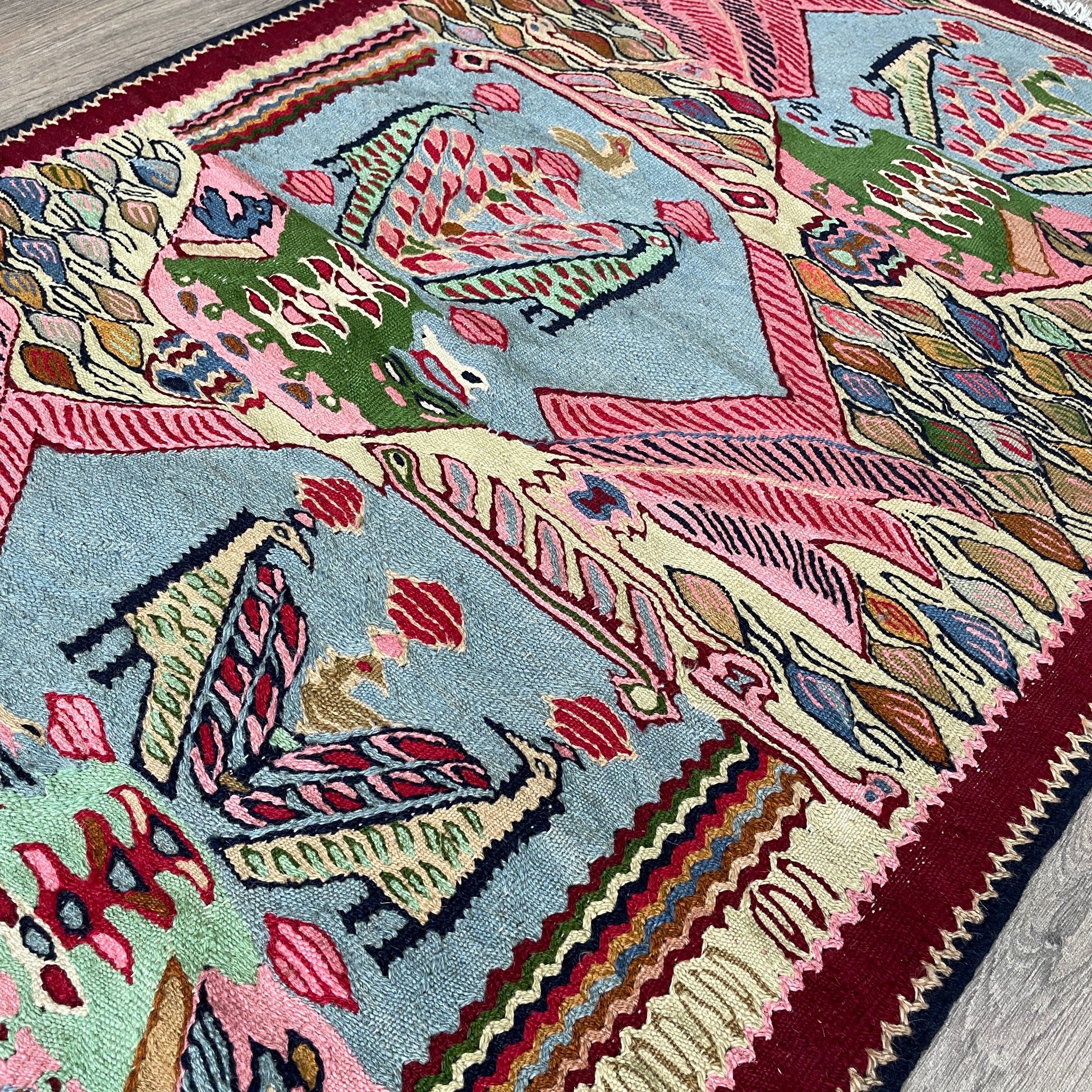 Persian Senneh Kilim Rug