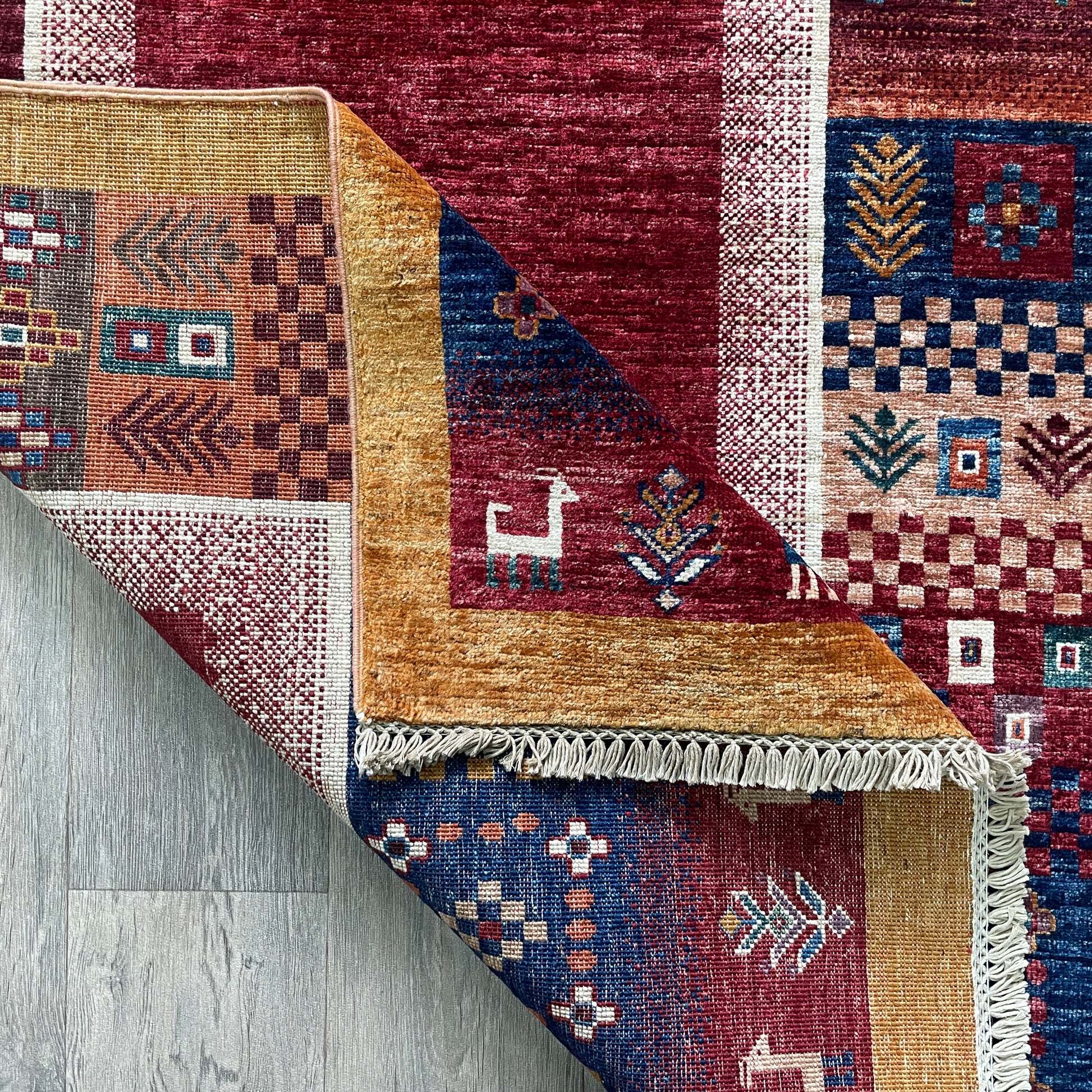 164 x 102 cm | Afghan Fine Gabbeh Rug