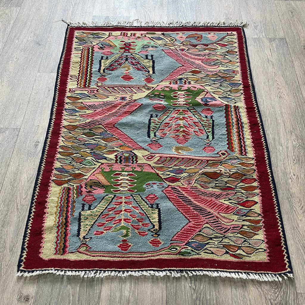 Persian Senneh Kilim Rug