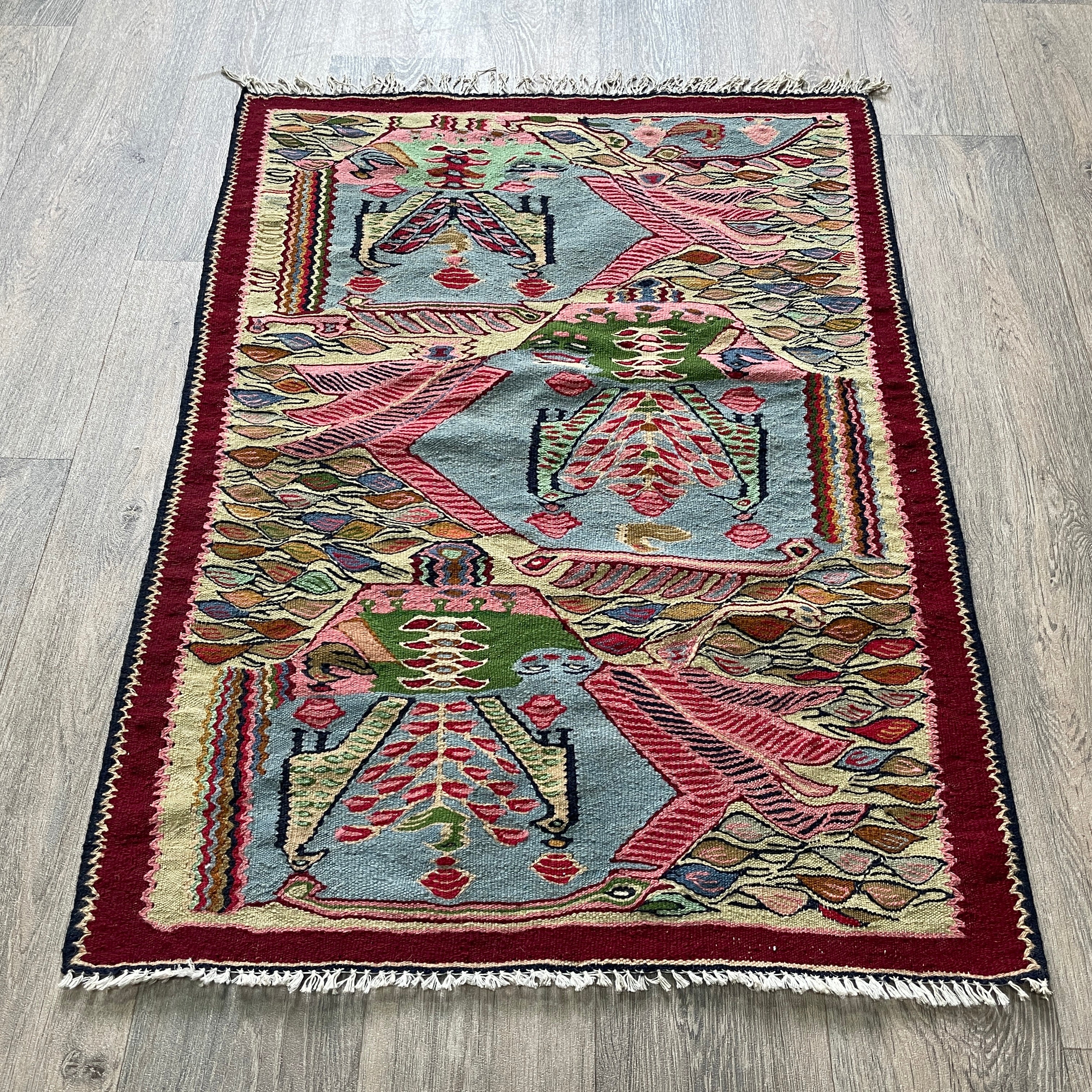 Persian Senneh Kilim Rug