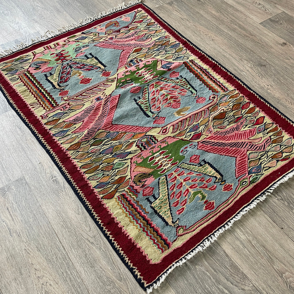 Persian Senneh Kilim Rug