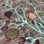 207 x 149 cm | Afghan Fine Gabbeh Rug - Khorasan Rugs