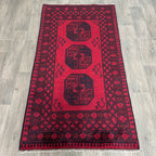 193 x 98 cm | Afghan Aqcha Runner - Khorasan Rugs