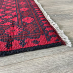 193 x 98 cm | Afghan Aqcha Runner - Khorasan Rugs