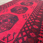 193 x 98 cm | Afghan Aqcha Runner - Khorasan Rugs