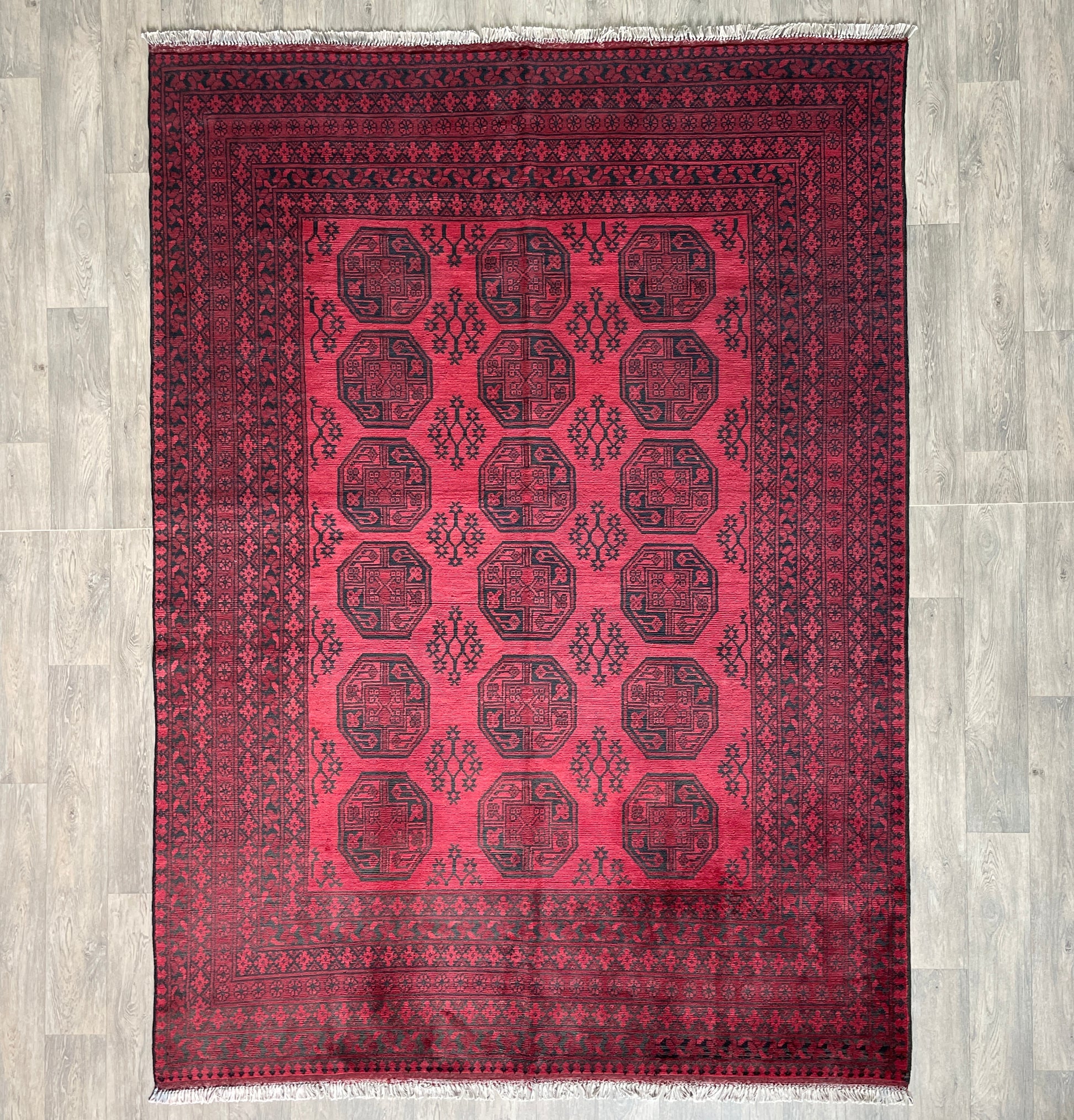 291 x 208 cm | Afghan Aqcha Rug